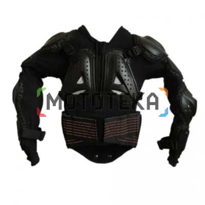 Моточерепаха Wolf (Вольф) AR06 youth (детская) чёрный XL