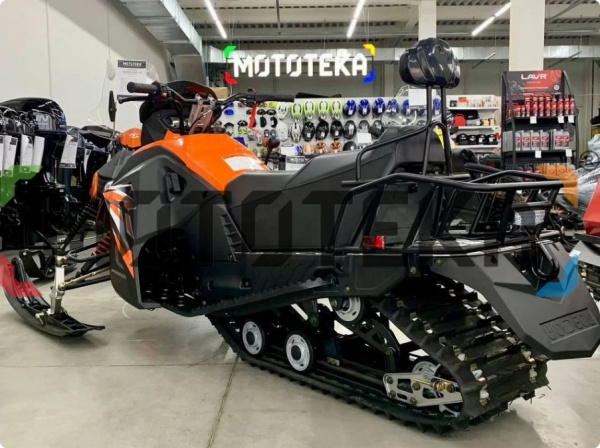 Снегоход Мотомир COMPASS 200 оранжевый (машинокомплект) | Мототека